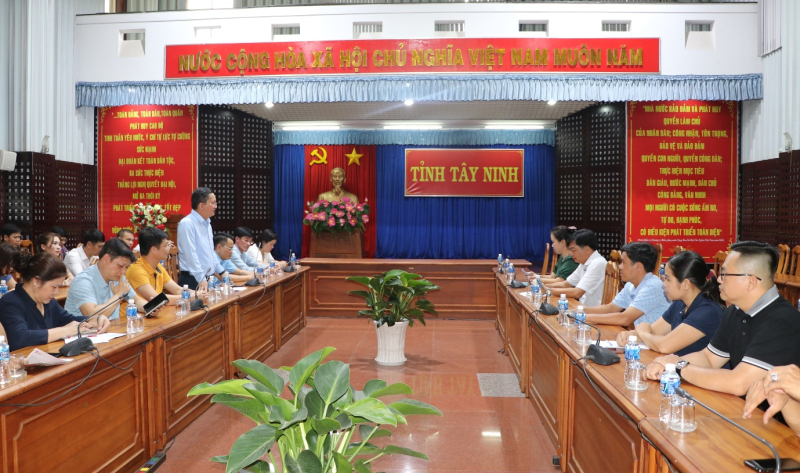 UBND thành phố Hải Phòng và tỉnh Tây Ninh trao đổi kinh nghiệm về công tác tiếp công dân