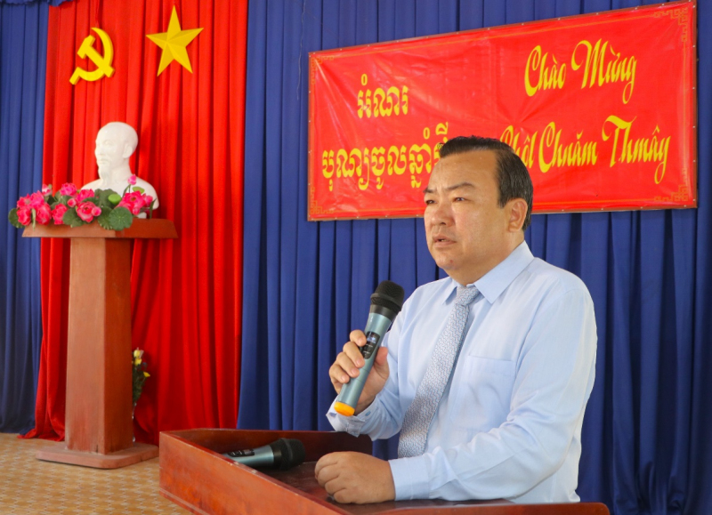 Lãnh đạo tỉnh chúc Tết Chol Chnam Thmay trên địa bàn tỉnh