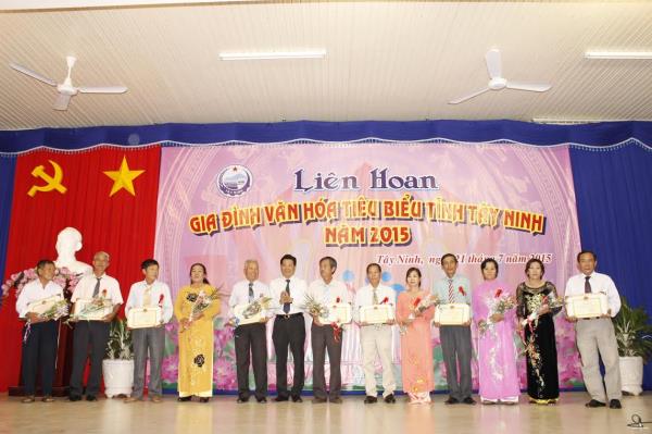 Liên hoan gia đình văn hóa tiêu biểu tỉnh Tây Ninh năm 2015