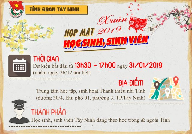 Tổ chức họp mặt học sinh, sinh viên Xuân Kỷ Hợi 2019