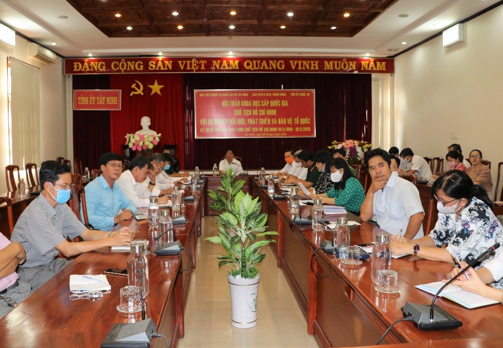 Hội thảo khoa học cấp quốc gia “Chủ tịch Hồ Chí Minh với sự nghiệp đổi mới, phát triển và bảo vệ Tổ quốc”