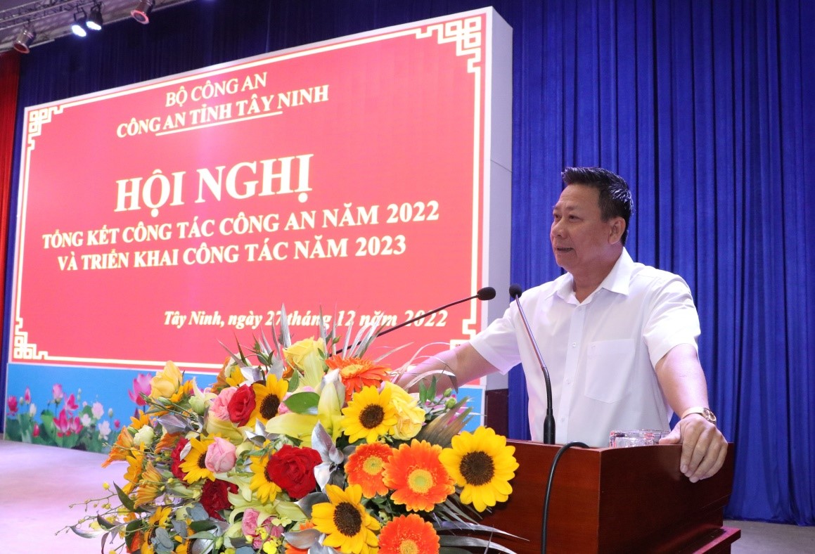 Công an Tây Ninh tổng kết công tác năm 2022