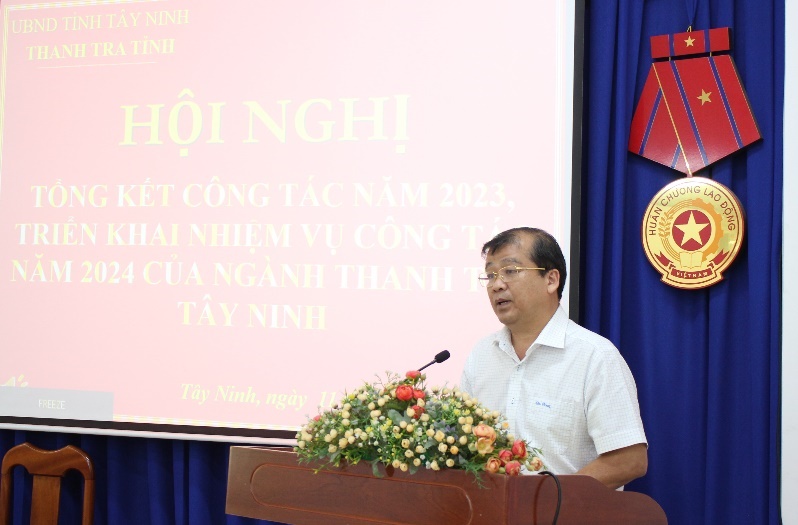 Thanh tra tỉnh Tây Ninh hoàn thành xuất sắc nhiệm vụ năm 2023