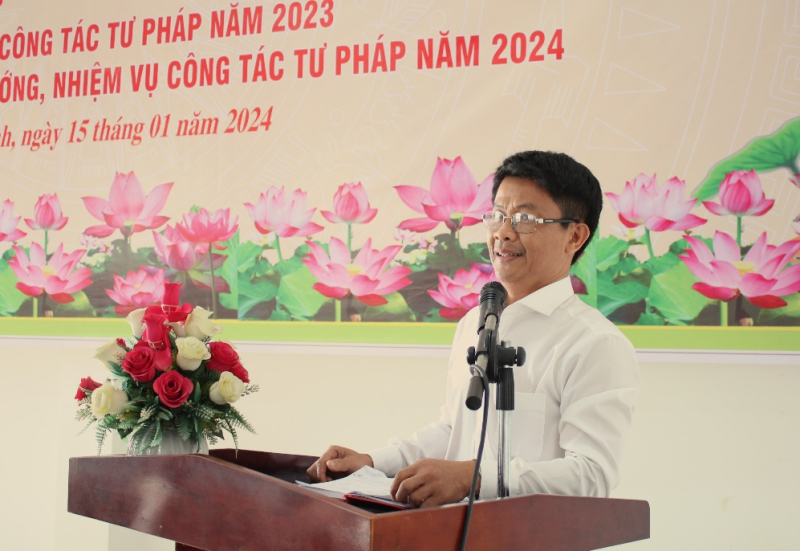 Ngành Tư pháp tỉnh Tây Ninh: Triển khai nhiệm vụ công tác Tư pháp năm 2024