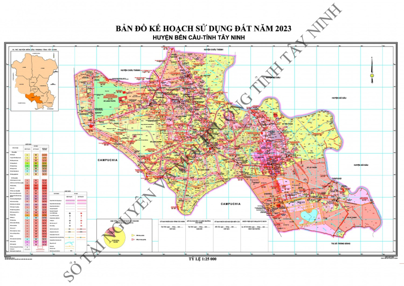 Phê duyệt kế hoạch sử dụng đất đến năm 2024 huyện Bến Cầu