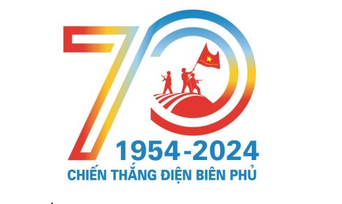 Giới thiệu mẫu biểu trưng (logo) sử dụng chính thức trong các hoạt động tuyên truyền Kỷ niệm 70 năm Chiến thắng Điện Biên Phủ
