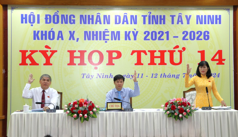 Hoàn thành nội dung, chương trình Kỳ họp thứ 14 HĐND tỉnh Tây Ninh khóa X, nhiệm kỳ 2021-2026