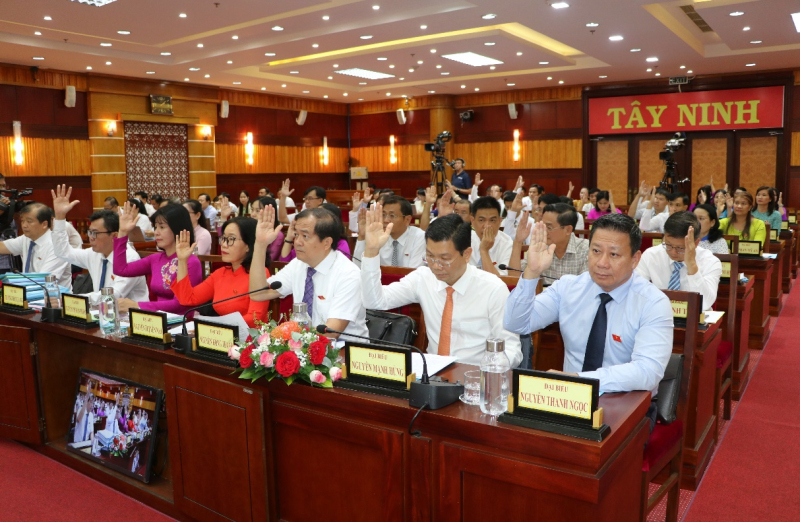 Kỳ họp thứ 14 HĐND tỉnh Tây Ninh thông qua 11 Nghị quyết