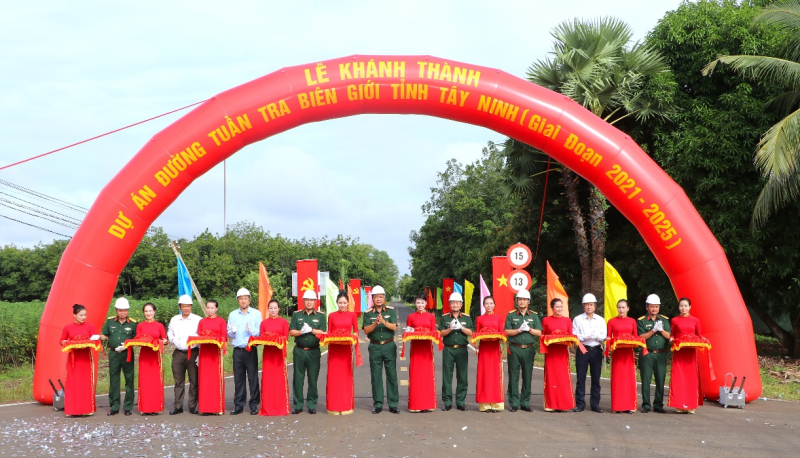 Đường tuần tra biên giới tỉnh Tây Ninh góp phần giữ vững an ninh trật tự, phát triển kinh tế - xã hội vùng biên