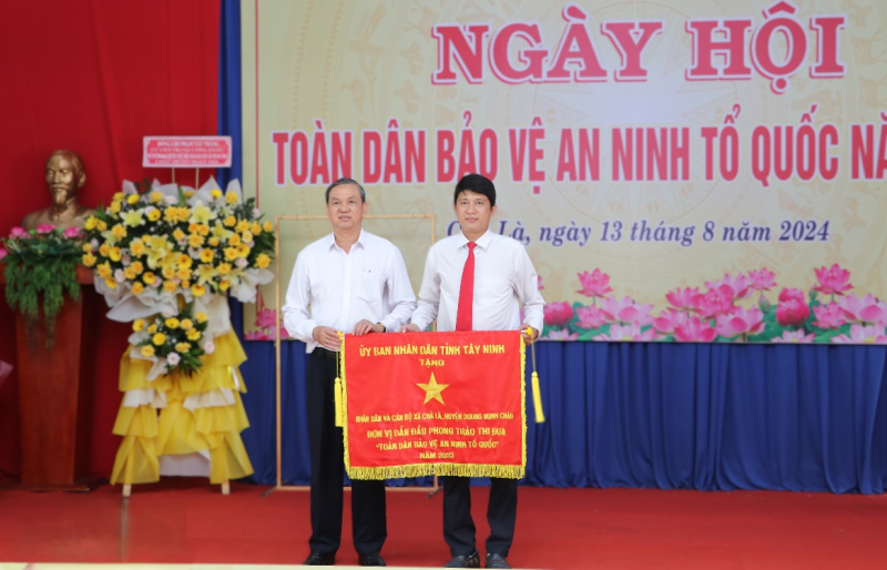 Xã Chà Là, huyện Dương Minh Châu dẫn đầu phong trào thi đua vì An ninh Tổ quốc năm 2023