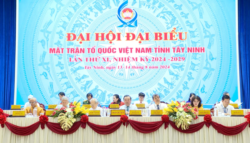 Khai mạc Đại hội Đại biểu Mặt trận Tổ quốc Việt Nam tỉnh Tây Ninh lần thứ XI, nhiệm kỳ 2024 - 2029