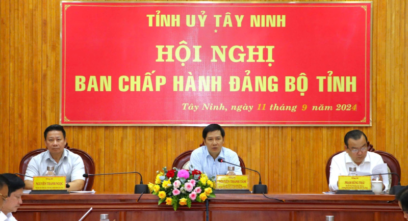 Hội nghị Ban Chấp hành Đảng bộ tỉnh Tây Ninh lần thứ 38