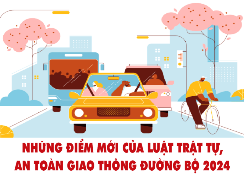 Những điểm mới của Luật Trật tự, an toàn giao thông đường bộ 2024