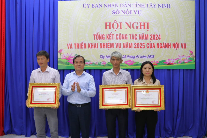 Ngành Nội vụ Tây Ninh tổng kết công tác năm 2024 và triển khai nhiệm vụ năm 2025