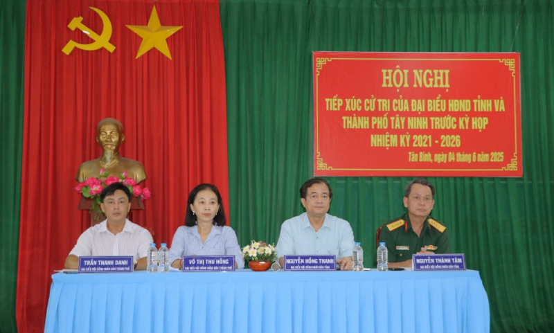 Cử tri xã Tân Bình đề xuất bổ sung công trình chống ngập tại một số tuyến đường