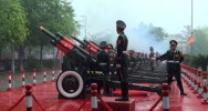 Loạt đại bác mở đầu cho Lễ kỷ niệm 70 năm Chiến thắng Điện Biên Phủ