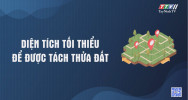 Diện tích tối thiểu để được tách thửa