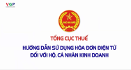 Hướng dẫn sử dụng hóa đơn điện tử đối với hộ, cá nhân kinh doanh